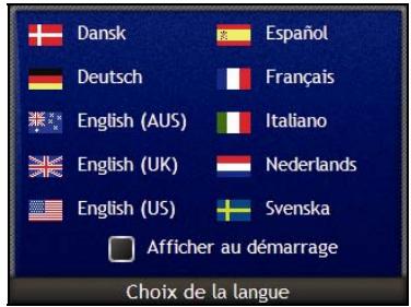 NAVMAN N - Sélectionnez la langue de votrechoix - 1