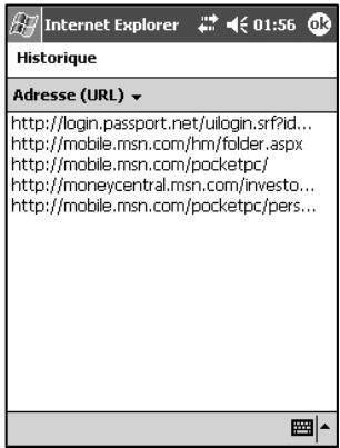 NAVMAN PIN 570 - Utilisation des pages Web - 8