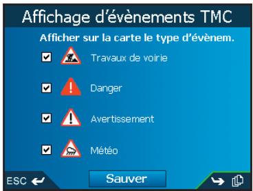 NAVMAN TM550-TRAFFIC-MODULE - Affichage des événements TMC - 2