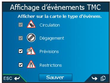 NAVMAN TM550-TRAFFIC-MODULE - Affichage des événements TMC - 1