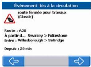 NAVMAN F-SERIES T1 TRAFFIC MODULE - Visualisation détaillée des événements - 3