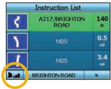 NAVMAN ICN330 - GPS Status - 2