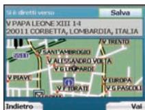 NAVMAN ICN330 - Navigare verso un indirizzo - 12