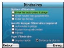 NAVMAN ICN330 - Préférences de navigation - 1