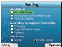 NAVMAN ICN330 - Navigatievoorkeuren - 1