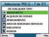 NAVMAN ICN330 - Navegación hasta un punto de interes (PDI) - 3