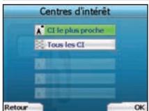 NAVMAN ICN330 - Se rendre à un centre d'intérêt (CI) - 1