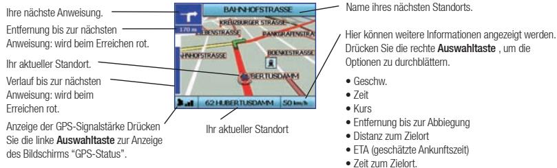 NAVMAN ICN330 - Bildschirm "3D-Karte" - 1