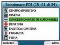 NAVMAN ICN330 - Navigazione verso un Punto di interesse (PDI) - 3