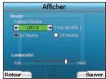 NAVMAN ICN330 - Préférences d'affichage - 1