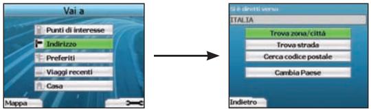 NAVMAN ICN330 - Navigare verso un indirizzo - 1