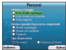 NAVMAN ICN330 - Preferenze Navigazione - 1