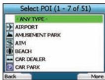 NAVMAN ICN330 - Navigating to a Point of Interest (POI) - 3