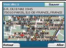 NAVMAN ICN330 - Se rendre à un centre d'intérêt (CI) - 7