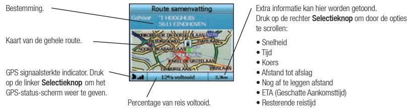NAVMAN ICN330 - Route Samenvattingschem - 1