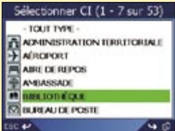 NAVMAN ICN530 - Troisième étape : Sélectionner le type de CI - 1