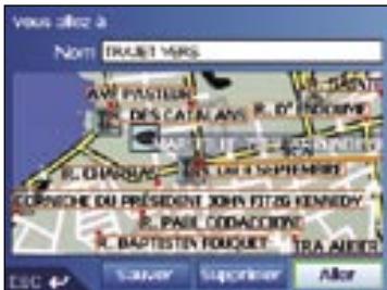 NAVMAN ICN530 - Suppression d'un favori - 1