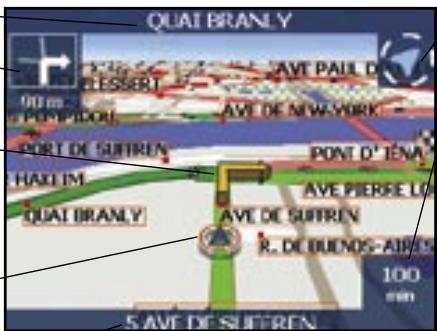 NAVMAN ICN530 - Écran carte en 3D - 1