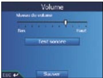 NAVMAN ICN530 - Préférences du matériel - Volume - 1