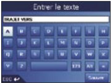 NAVMAN ICN530 - Modification du nom d'un favori - 2