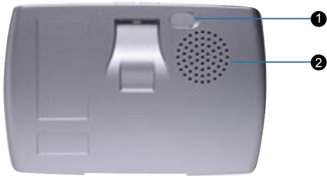 NAVMAN ICN530 - Éléments au dos de l'appareil - 1