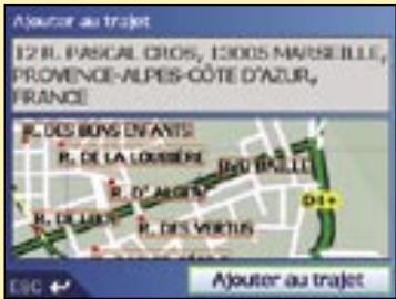 NAVMAN ICN530 - Cinquième étape : Trouver le nombre de rue correspondant à votre point de destination - 2