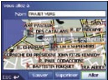 NAVMAN ICN530 - Navigation vers un favori - 1