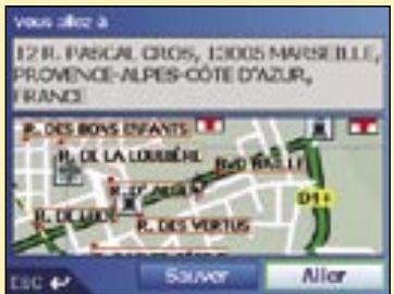 NAVMAN ICN530-SMARTST - Cinquième étape : trouver le numéro de rue de destination - 2