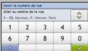 NAVMAN S30 3D - Utilisation de l'écran Clavier - 4