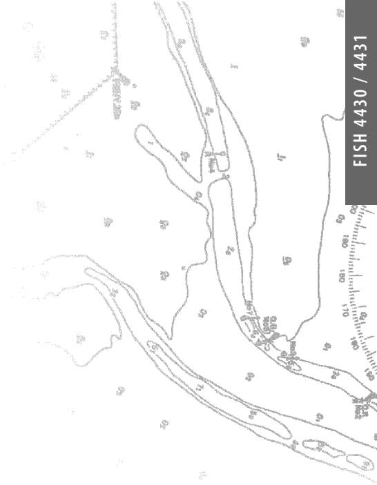 NAVMAN FISH 4331 - Lorsque le bateau se déplace, l'écho returné par le fond disparait de l'écran ou les valeurs affichées deviennent incohérentes: - 1
