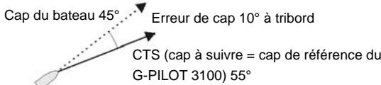 NAVMAN G-PILOT 3100 - Mode compas - 1