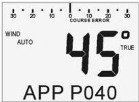 NAVMAN G-PILOT 3100 - 6-2 Enclencher le G-PILOT 3100 en mode vent - 2
