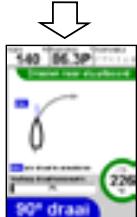 NAVMAN G-PILOT 3380 - 3-10-1 Virer de bord automatiquement en mode compas - 5