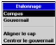 NAVMAN G-PILOT 3380 - 6-8 Paramétrage > étamage - 1