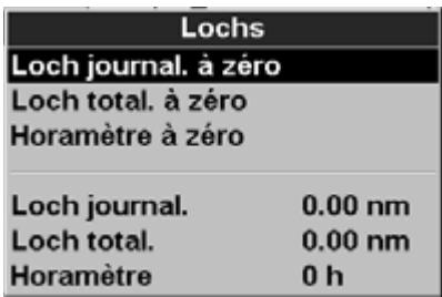 NAVMAN TRACKFISH 6600 - 15-7 Paramétrage > Lochs - 1