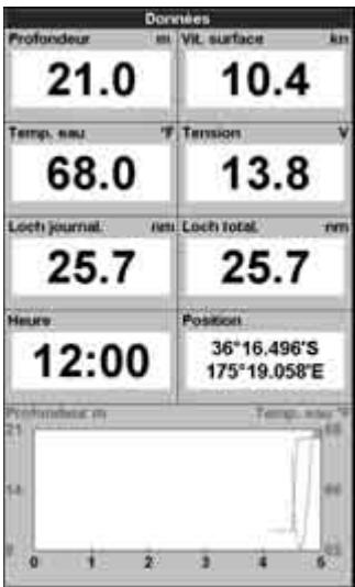 NAVMAN TRACKFISH 6600 - Ecran Données - 1