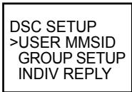 NAVMAN VHF 7100US - 4-2 Saisie de votre ISMM d'utilisateur (USER MMSID) - 1