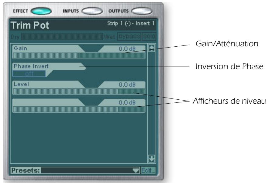 CREATIVE E-MU 0404 PCIE - Insertion d'un attenuateur/réglage de niveau - 1