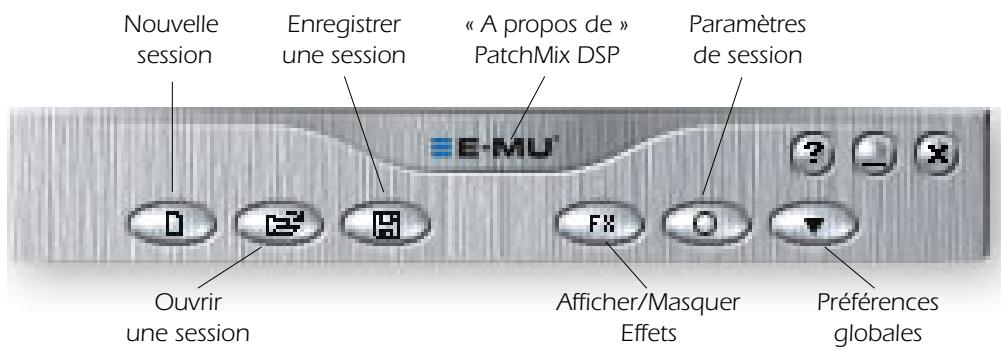 CREATIVE E-MU 0404 PCIE - La Barre d'outils - 1