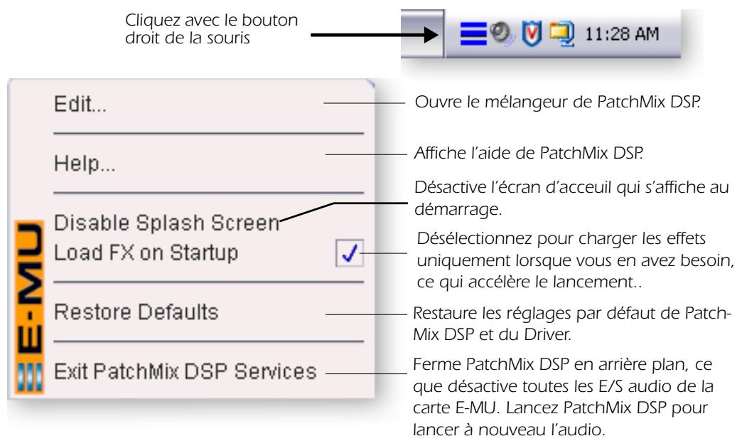 CREATIVE E-MU 0404 PCIE - Icône E-MU dans la barre de tâche Windows - 1
