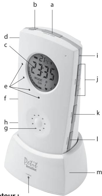 TERRAILLON MUSIC AMP LIGHTS BABY MONITOR - VEILLE BÉBÉ SONS ET LUMIÈRES - 1