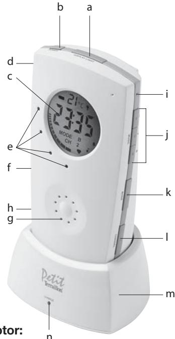 TERRAILLON MUSIC AMP LIGHTS BABY MONITOR - VIGILABEBÉ CON LUZ Y SONIDO - 1