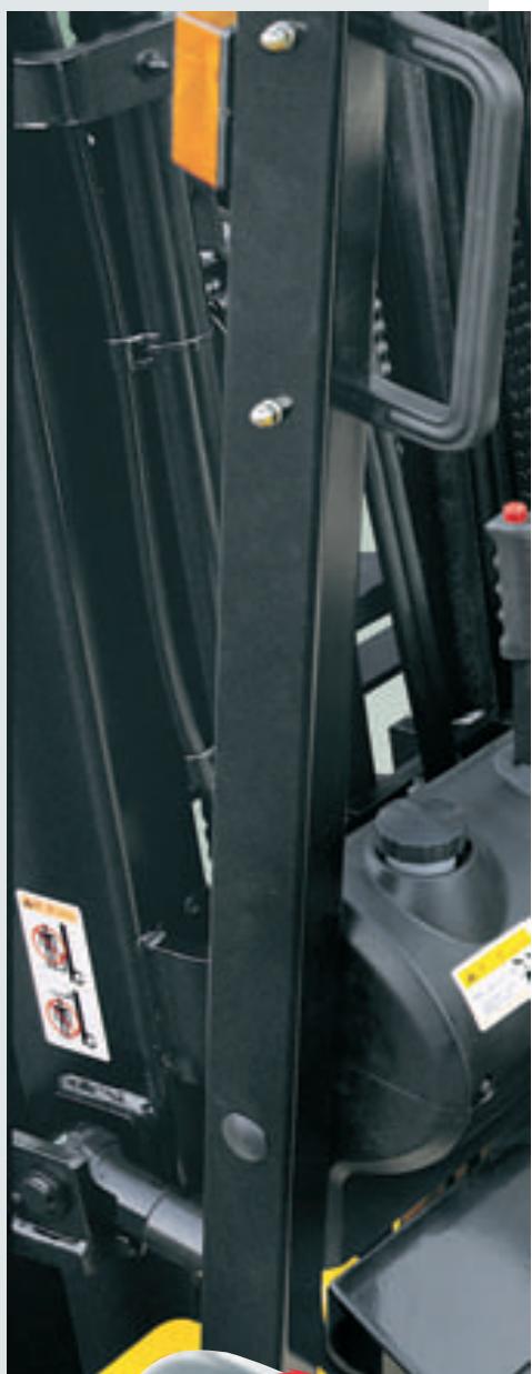HYUNDAI 20BH-7 - Position optimale de la pédale et tapis antidérapant - 1