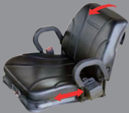 HYUNDAI 20L-7 - Siège à suspension entièrement régliable - 1
