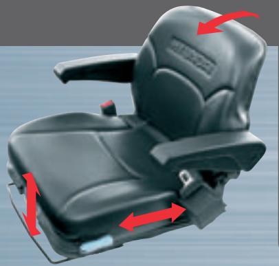 HYUNDAI HDF70-7S - Siège à suspension à réglage facile - 1