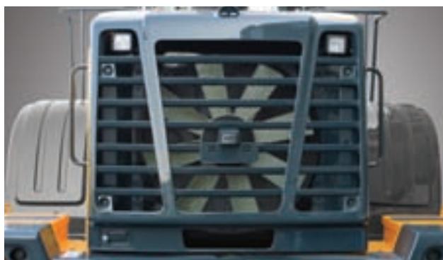 HYUNDAI HL780-9 - Ventilateur intégré dans la Trappe arrière - 1