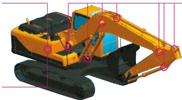 HYUNDAI R140-9 - Durée de vie prolongée de l'huile hydraulique - 1