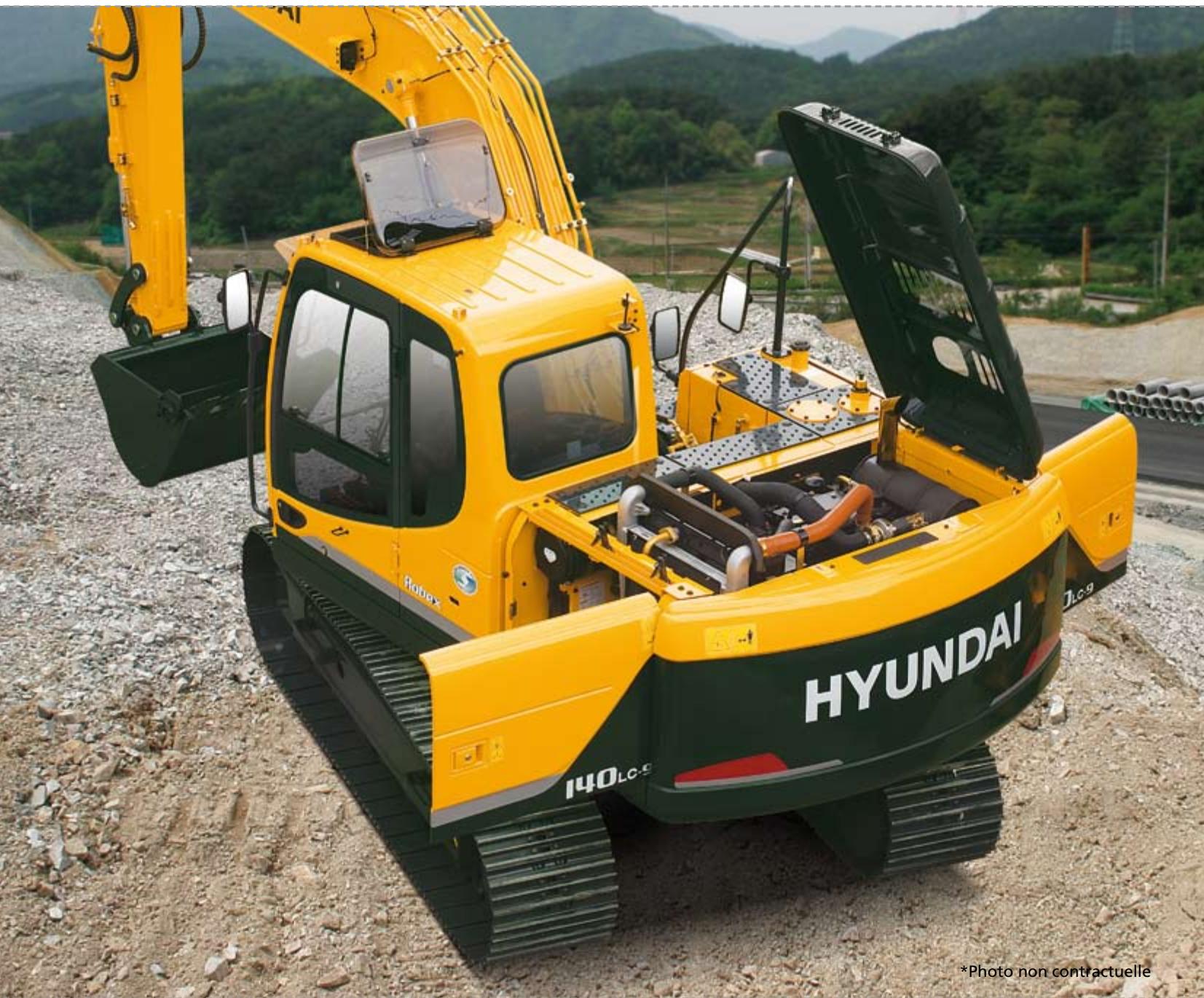 HYUNDAI R140-9 - Allongement des intervalles de remplacement des filtres - 4