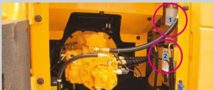 HYUNDAI R140-9 - Disposition ouverte du compartmenté électrique et de refroidissement - 1