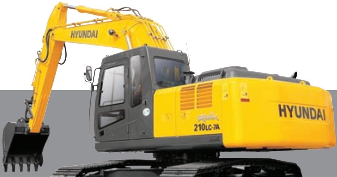 HYUNDAI R210LC-7A - Pédales de translation souples et repose-pieds - 2